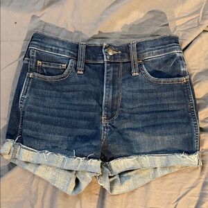 Hollister Dark Blue Jean Shorts